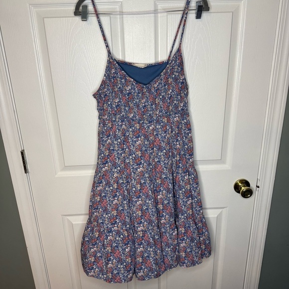 Altar'd State Blue Floral Dress Size Medium GUC - Picture 1 of 5